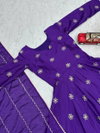 PC 482 Chinon Embrodery Sequence Work Gown With Dupatta Wholesale Online